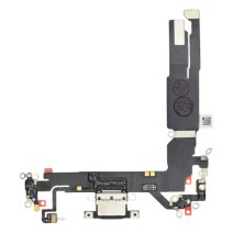 Шлейф для Apple iPhone 16 з роз'ємом зарядки (Black) (Original)