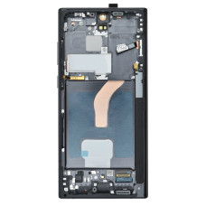 Дисплей для Samsung S908 Galaxy S22 Ultra з тачскріном в рамці (Black) (Original)