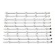 Пряма підсвітка для телевізора LG 42″ DRT 6916L-1510A R1 (L+R, 10 планок по 397/412/418/433 мм, 5 LED, лінза 15,5 мм, 3 В)