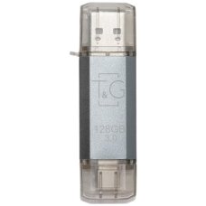 Флешка TG 009 Star 128GB USB 3.0 USB-A/Type-C (Silver)