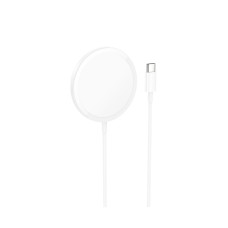 Бездротовий зарядний пристрій Hoco CW52 magnetic USB-C 1м (15W) (White)