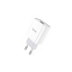 Сетевое зарядное устройство Hoco C81A USB-A (10.5W · 2.1A) (White)