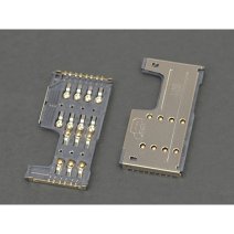 Роз'єм SIM-карти для Lenovo A1000 8 pin (4 кріплень) (Dual SIM)