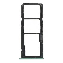 Держатель SIM-карты и карты памяти для Realme C11 (2020) (версия на 2×SIM) (Green)