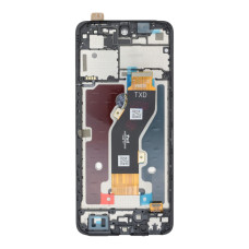 Дисплей для ZTE Blade A75 с тачскрином в рамке (Black)