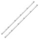 Прямая подсветка для телевизора Changhong 32″ L05Y166J21DAA2731K (2 планки по 580 мм, 6 LED, линза 15,5 мм, 3 В)