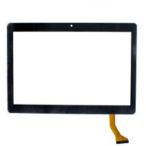 Сенсорное стекло для Contixo B105 3G (универсальное №425) (Размер 167x237 мм) 50 pin (Black) (Отверстие под камеру по центру) (version 02)