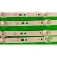 Пряма підсвітка для телевізора Changhong 39″ CH39L32A+B-V02 (8 планок по 788 мм, 9 LED, лінза 14,5 мм, 6 В)