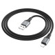 Кабель Hoco X86 USB-A – Lightning (1 м · 12W · 2.4A) (Black)