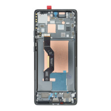 Дисплей для Motorola XT2407 Moto Edge 50 з тачскріном в рамці (Gray) (Original PRC)