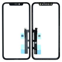 Сенсорне скло для Apple iPhone Xr з рамкою (Black) (Original PRC)