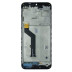 Дисплей для Motorola XT2083 Moto G9 Play з тачскріном в рамці (Black)