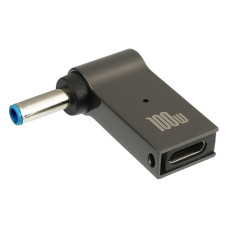 Переходник для ноутбуков HP Type-C – DC 4.5×3.00 мм 100W (Black)