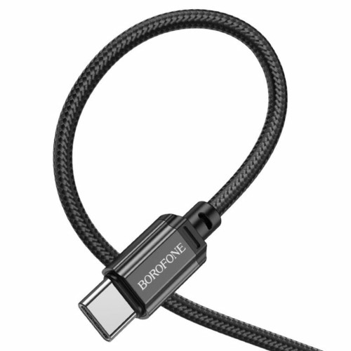 Кабель Borofone BX87 Type-C – Type-C (1 м · 60W · 3A) (Black)