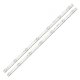 Пряма підсвітка для телевізора Erisson 32″ RF-BS320E30-0701S-17 (2 планки по 588 мм, 7 LED, лінза 15,5 мм, 6 В)