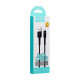 Кабель Hoco X30 Star USB-A – Lightning (1.2 м · 12W · 2A) (Black)