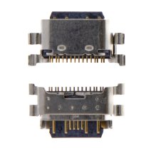 Роз'єм зарядки для Xiaomi Mi A2 16 pin (4 кріплень) (контакти посередині) (Type-C)