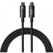 Кабель Baseus Tungsten Gold Type-C – Type-C (2 м · 240W) (Black)