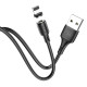 Кабель Hoco X52 Sereno Magnetic USB-A – Lightning (1 м · 12W · 2.4A) (Black)