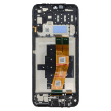 Дисплей для Samsung A145 Galaxy A14 (2023) с тачскрином в рамке (Black) (Original PRC) (Жёлтый шлейф)