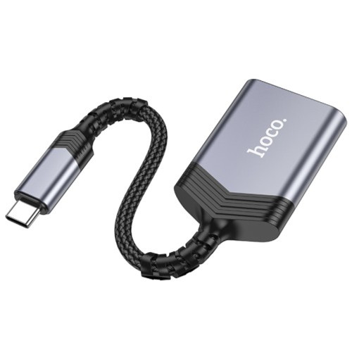 Картридер Hoco UA25 Type-C (Gray)