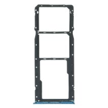 Держатель SIM-карты и карты памяти для Realme 5 (версия на 2×SIM) (Blue)