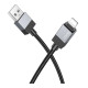 Кабель Hoco X110 Honorific USB-A – Lightning (1 м · 12W · 2.4A) (Black)