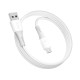 Кабель Ridea RC-SI35 SiliconePro USB-A – Micro-USB (1 м · 12W · 2.4A) (White)