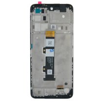 Дисплей для Motorola XT2231 Moto G22 з тачскріном в рамці (Black)