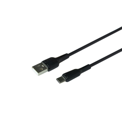 Кабель Ridea RC-M121 Prima USB-A – Type-C (1 м · 15W · 3A) (Black)