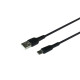 Кабель Ridea RC-M121 Prima USB-A – Type-C (1 м · 15W · 3A) (Black)