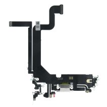 Шлейф для Apple iPhone 14 Pro Max с разъемом зарядки (White) (Original PRC)
