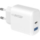 Сетевое зарядное устройство Proove Silicone Power 2 USB-A+USB-C (45W · 3A) (Black)