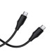 Кабель Hoco X124 Type-C – Type-C (1 м · 60W · 3A) (Black)