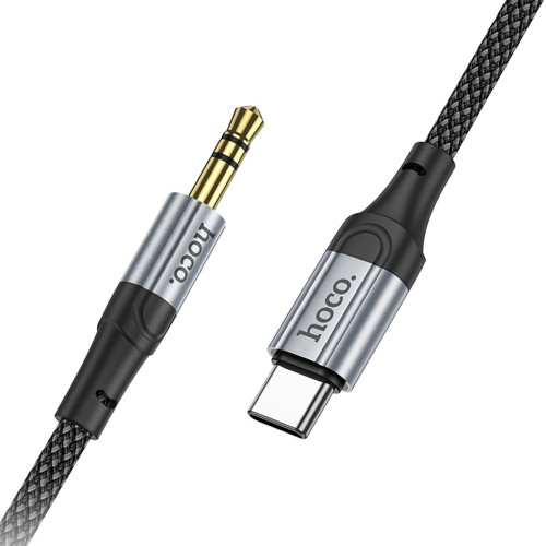 Аудіокабель AUX Hoco UPA26 Type-C – 3.5 мм (1 м) (Black)