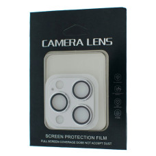 Захисне скло камери KRONOS для Apple iPhone 14 Pro Max (Full Protect) (Silver)
