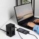 Сетевой фильтр Proove Power Cube на 3 розетки (65W · USB-A+2xUSB-C · 1.5 м) (Black)