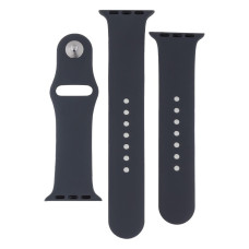 Ремінець для Apple Watch 38/40/41 мм Band Silicone, 2 шт (Dark Gray)