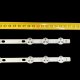 Пряма підсвітка для телевізора Telefunken 32″ Innotek SVV315A38 Rev03 (2 планки по 575 мм, 11 LED, лінза 16 мм, 3 В)