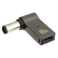 Переходник для ноутбуков HP Type-C – DC 7.4×5.0×0.6 мм 100W (Black)
