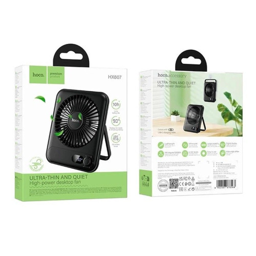 Портативний вентилятор Hoco HX607 (Black)