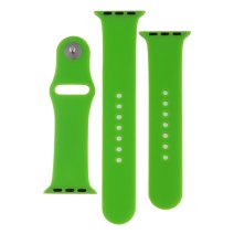 Ремешок для Apple Watch 38/40/41 мм Band Silicone, 2 шт (Neon Green)
