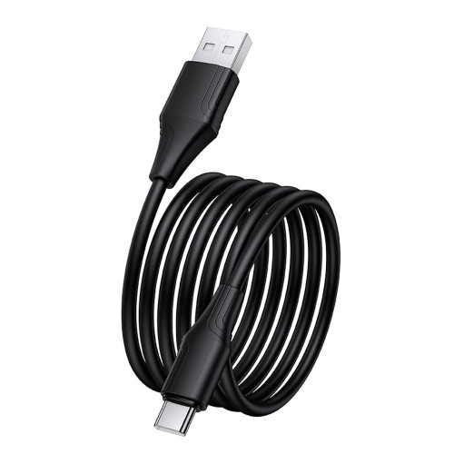 Кабель Hoco X124 USB-A – Type-C (1 м · 15W · 3A) (Black)