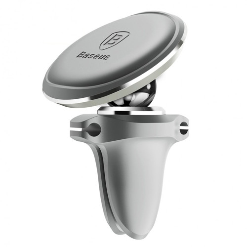 Автодержатель Baseus Magnetic Air Vent Car mount holder (Silver)