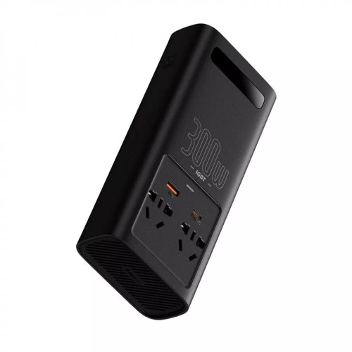 Автомобільний інвертор Baseus 300 Вт (Black)