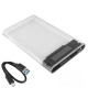 Зовнішній карман для SSD/HDD 2.5 Shuole U25TY31-P-B USB 3.0 Type-C
