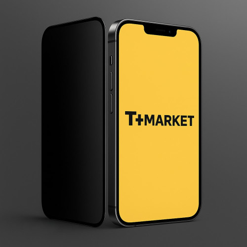 Захисне скло Privacy для Xiaomi Redmi Note 12 (5G) (Full Glue) (0.3 мм, 2.5D) (Black)