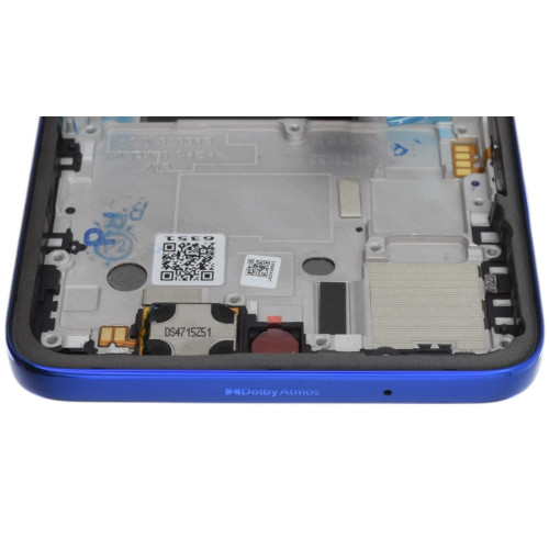 Дисплей для Motorola XT2409 Moto Edge 50 Neo с тачскрином в рамке (Nautical Blue) (Original)