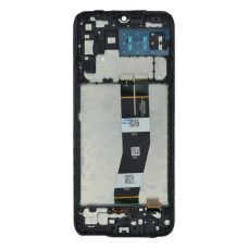 Дисплей для Samsung A145 Galaxy A14 (2023) з тачскріном в рамці (Black) (Original Refurbished) (чорний шлейф)