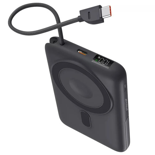 Повербанк Proove Moon Rock Magnetic 22.5W (10000 mah) (Grey)